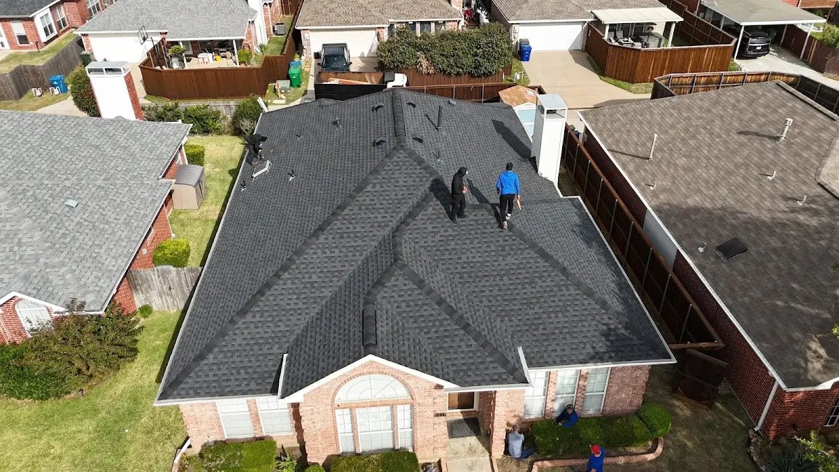 Slate & Tile Roof Repair work in progress on a El Cerrito property